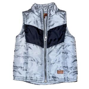 Boys 7 For all Mankind Puffer Vest Blue 24 Months